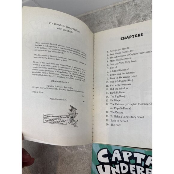 Captain Underpants paperback book. Lot of 4 various. Pre-owned. - Picture 2 of 11